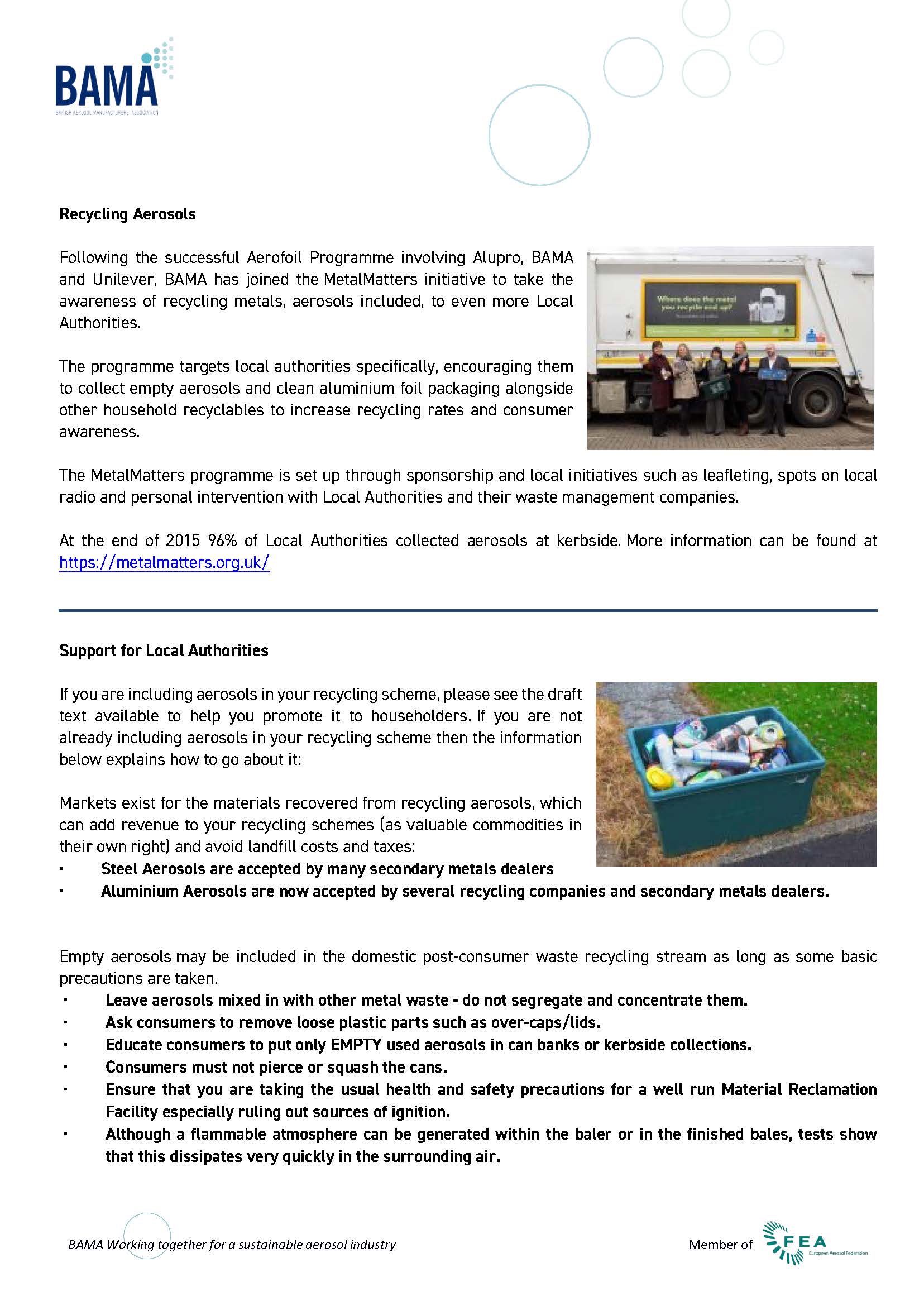 Aerosol Recycling